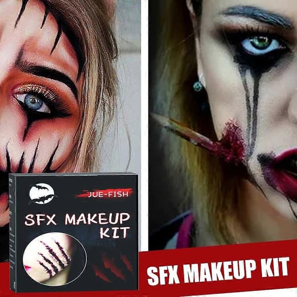 Falsk Blod Makeup Blodspray, Vaskbar Blod Makeup til Vampyr Cosplays Blod Halloween makeup bag