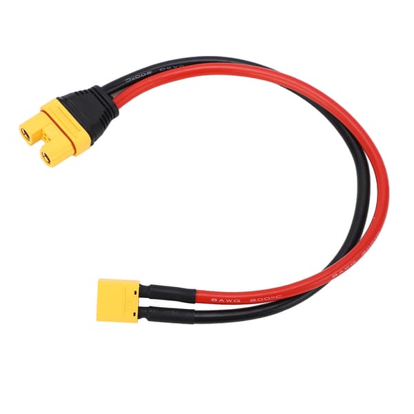 AS150U Hun til XT90 Han Adapter 8AWG Silikonekabel til Planters Sky Permanent Flight Oplader