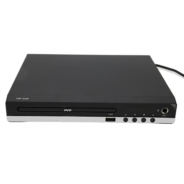 Mini DVD Player 1080P Support AV Output Remote Control HD Multimedia Interface DVD CD Player with USB Port 110-240V EU Plug 0.5