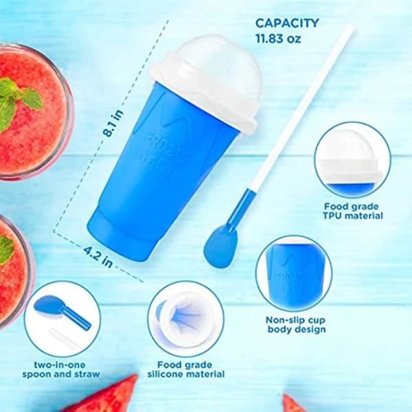 Slush Ice Maker, Slushy Maker, Magic Frozen Smoothie Mug, Slush Maker Mug, Slushy Maker Mug för uppfriskande