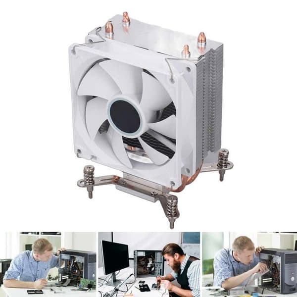 SALUTUYA Desktop CPU-køleventilator, 3,54\" computerlager