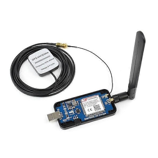 SIM7600G-H 4G DONGLE Modul et internetadgangsmodul til GNSS black