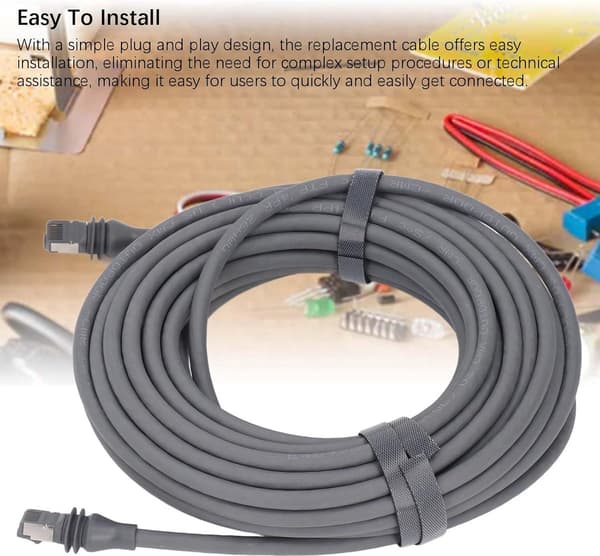 Waterproof 30Ft Starlink Gen 3 Cable Extension - Satellite Replacement Cable for Starlink V3