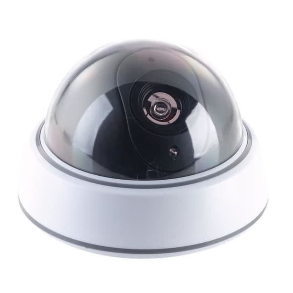 Attrapkamera - VISORTECH - 360° Dome - Rød LED - Trådløs - Plastik