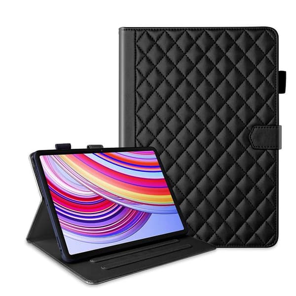 Surfplattefodral - Xiaomi - Redmi Pad Pro 12.1 - Skyddsfodral - Konstläder - Svart