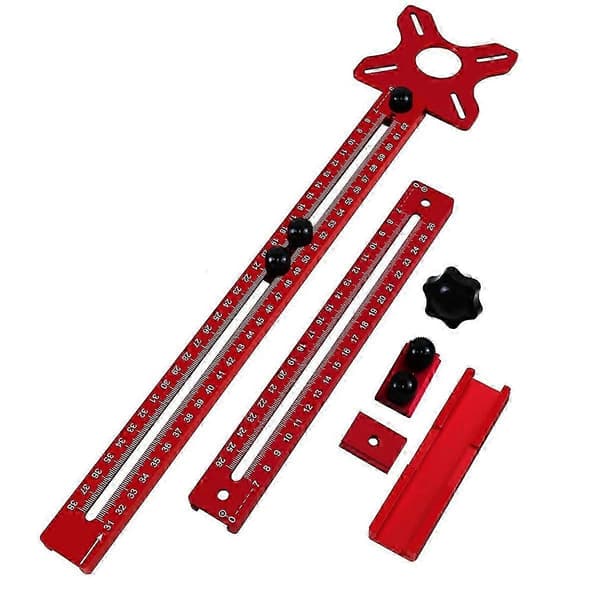 passer for freser, 9-61cm radius sirkelkutter med fresebrakett