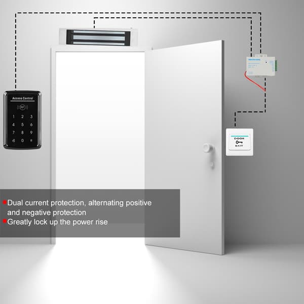 125KHz RFID Card Reader Password Access Control System 180KG Electromagnetic Lock