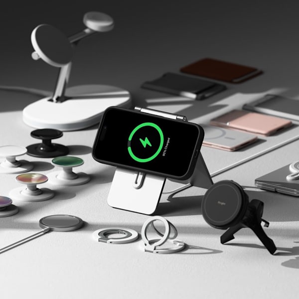 Ringke Kompatibel med iPhone 16 Pro Cover MagSafe Silikone Sort 80