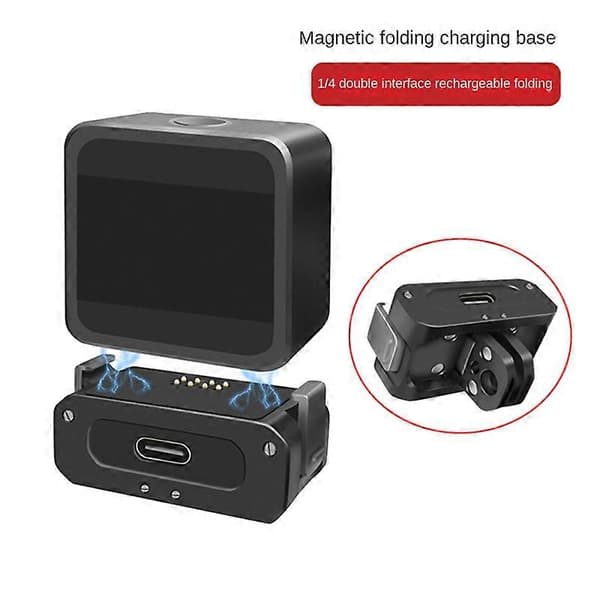 2-i-1 magnetisk ladeadapter for ACTION 2 actionkamera