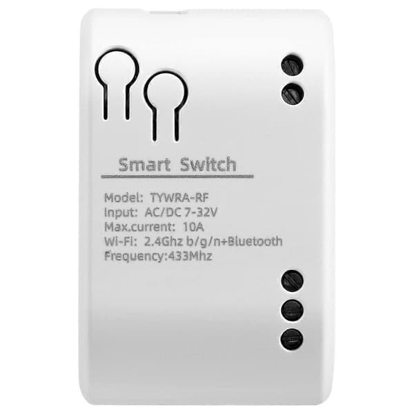 1CH Smart Switch 7-32V AC DC WIFI Tuya Fjernkontrollbryter
