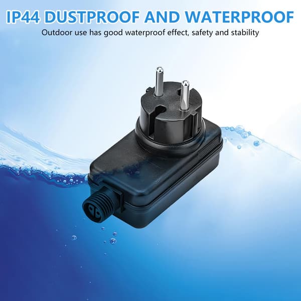 st Transformator 220V 12V IP44 Vanntett Strømforsyning 12V 2A AC Adapter LED Transformator for Julebelysning Lyslenker