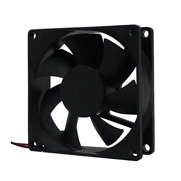 3X 24V 80mm 8cm Køleventilator 80X80X25 mm 8025 PC Computer Case Ventilator DIY Router GPU CPU Køleventilator black