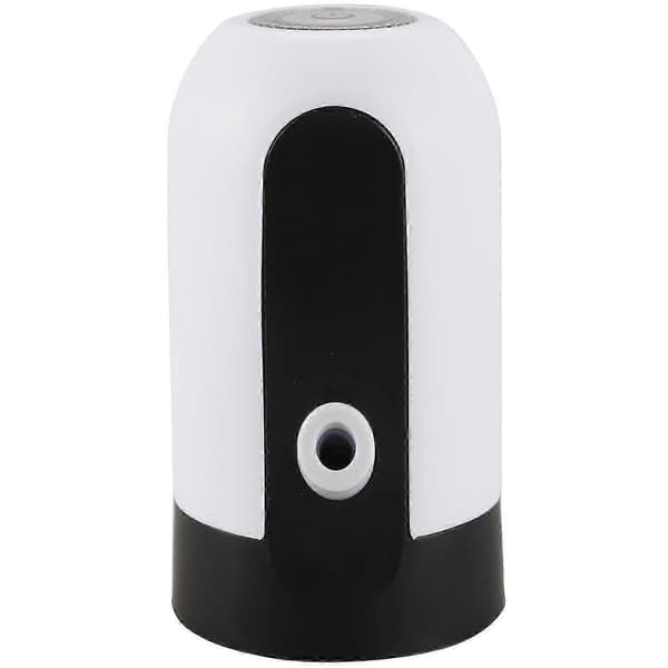 Vattenflaskpump, USB-laddning Automatisk dricksvattenpump Bärbar elektrisk vattendispenser Wat Black  white