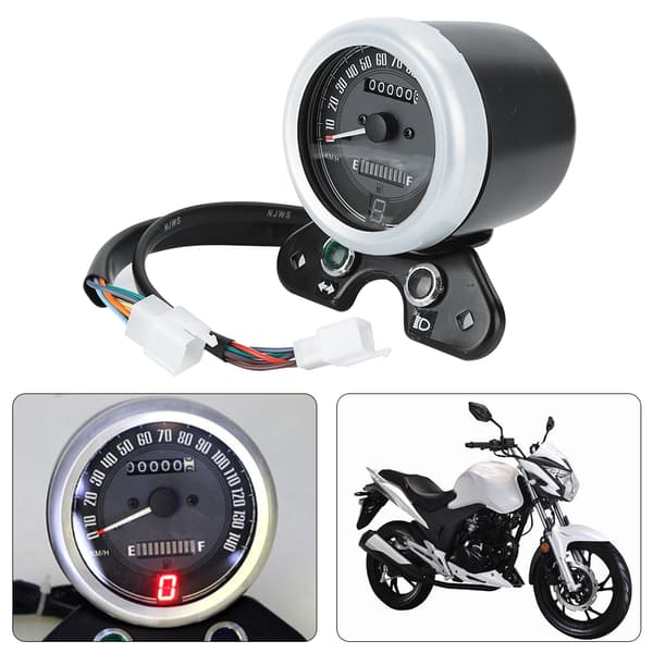 Retro LED speedometer med drivstoffmåler for CG125 motorsykkel