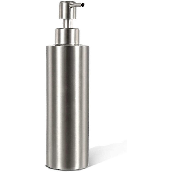 Håndpumpe sæbedispenser, rustfrit stål, 350 ml
