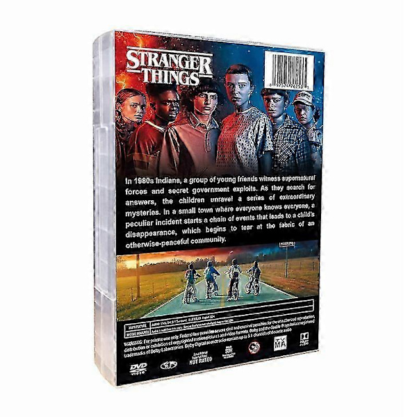 Premium Stranger Things - Komplette sæsoner 1-5 (14-disc) engelsk version til daglig brug