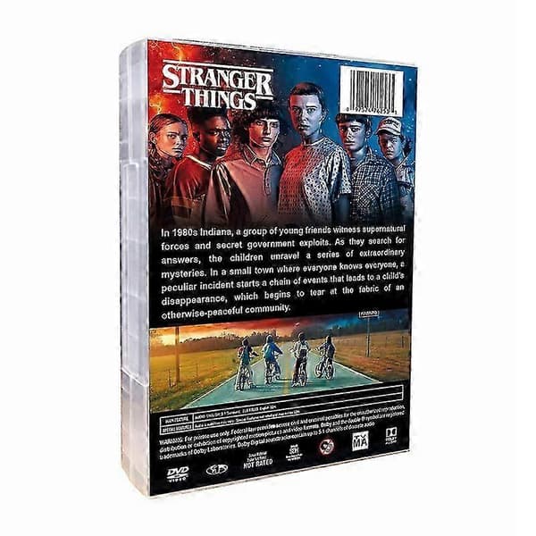 Premium Stranger Things - Komplette sesonger 1-5 (14-plater) engelsk versjon Daglig bruk