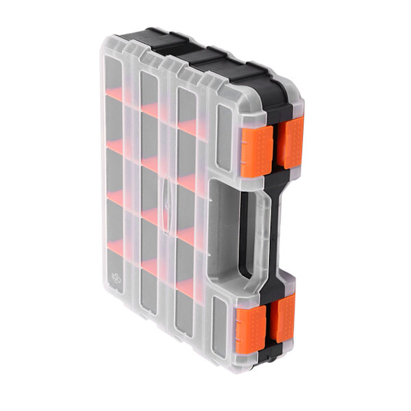 PP Grid Design Thickened Removable Compartment Storage Box Double Sided 32 X 27 X 8 Stable Classification