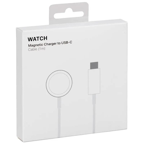 Magnetisk ladekabel Apple Watch (USB-C) Hvit