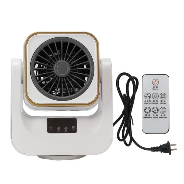 Fast Heating Electric Heater Adjustable Remote Control Portable Mini Indoor Fan Heater 220V CN Plug