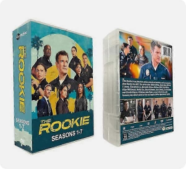 The Rookie: Sesong 1-7 komplett DVD-sett (25 disker) engelsk versjon