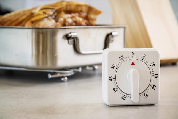 2-pakning kjøkkentimer, 60 minutter, hvit apple
