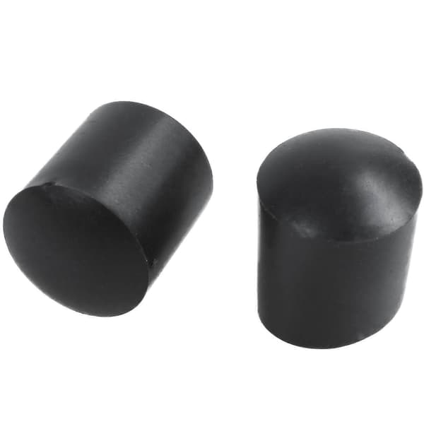 40-delt sort gummi rør ender 10mm rund
