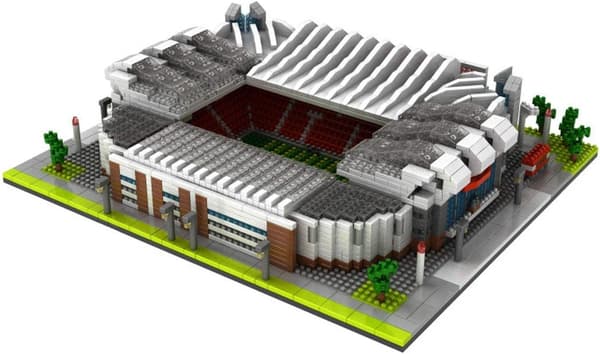 3800 dele Byggemodel til at samle Old Trafford Stadion med