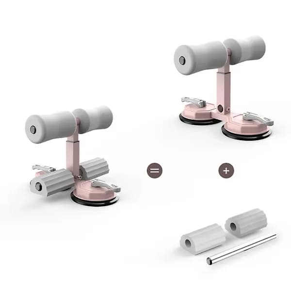 Dubbel Sugkopp Push Up Rack Liten Bärbar Push-up Ram