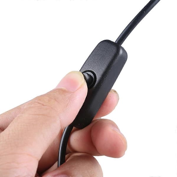 USB till DC5521 Adapterkabel 5V2A till 2V0.5A Spänningsförstärkare Sladd Strömkabel