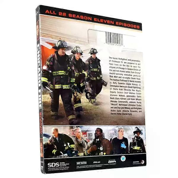 Chicago Fire Sæson 11 DVD, 5-disc sæt, original engelsk lyd