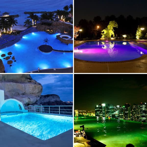36W PAR56 Poollys, LED Pool Spotlight Vandtæt IP68, LED Sub