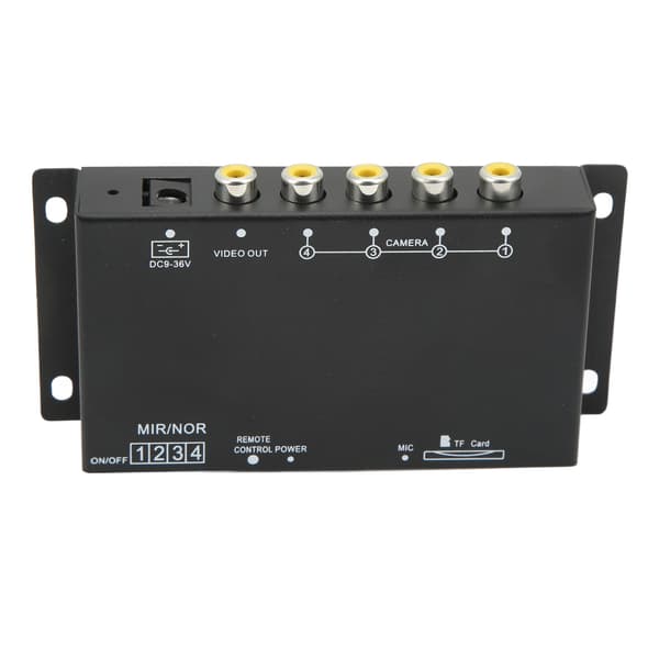 4-kanals 720P DC9-36V Universal Mini MDVR Digital Videoopptaker for Bobil Varebil Lastebil