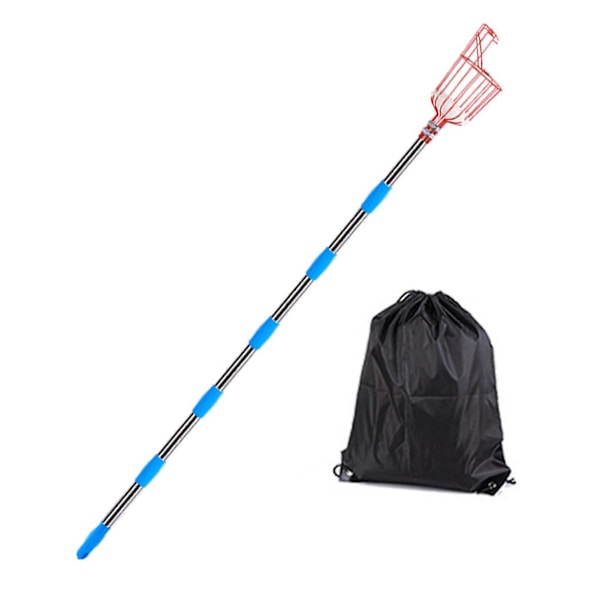 Fruit Picker Nut Picker with Storage Bag Adjustable Long Handle Design Large Capacity Easy to Install Fruit Collection Tool M