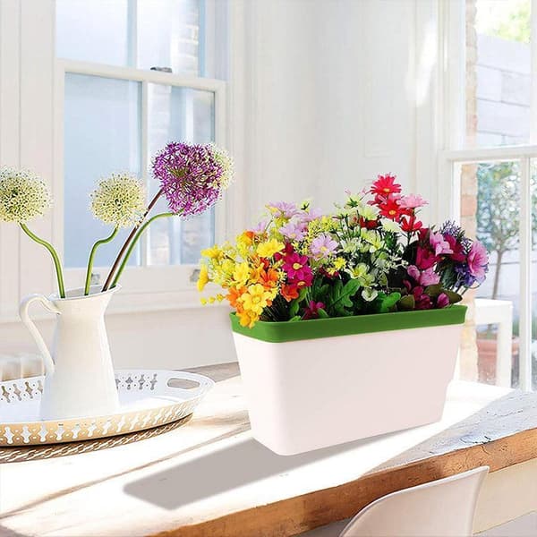 Rektangulær altankasse, grøntsags- og blomsterkrukke, haveplantekasse