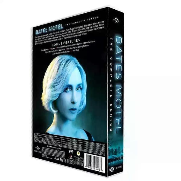 Bates Motel: The Complete Series DVD (15-Disc Set) | Psycho Prequel Thriller Engelsk versjon