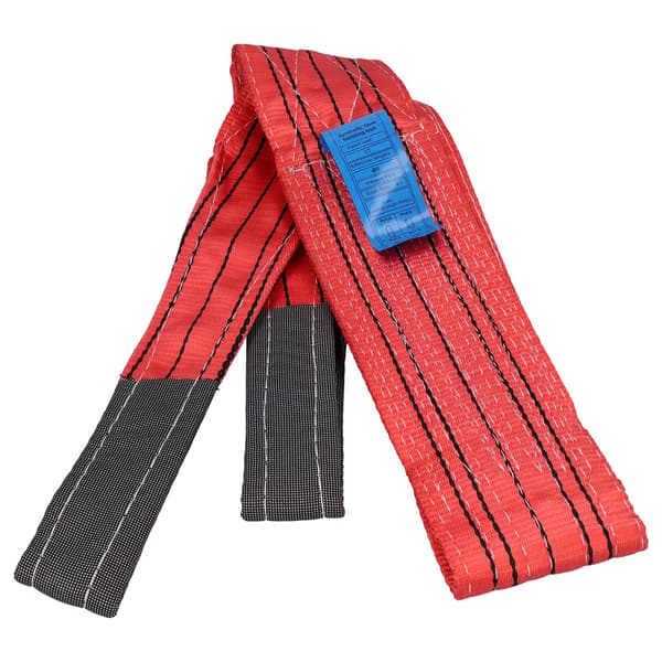 Lifting Sling Soft Lifting Webbing 5T Flat Thickened PES Strap 12 cm Width Transport 4 Meters