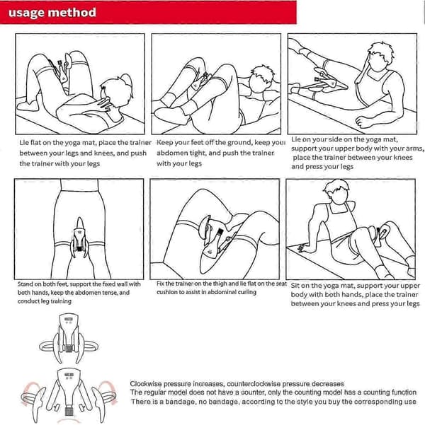 Pelvic Floor Exercise Thigh Master for Men Kegel Trainer