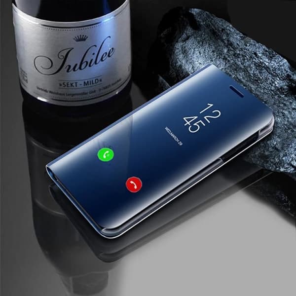 Samsung Galaxy S9 Clear View Flipfodral - Blå