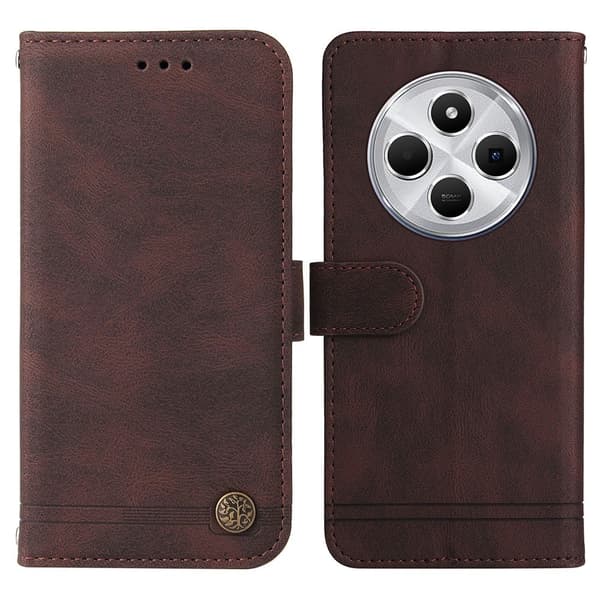 Xiaomi Redmi 14C Lompakkokotelo Nahka Ruskea 77