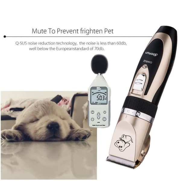 NEUFU Pro Kit Elektrisk Klipper til Hunde og Katte, Hårtrimmer, EU Stik
