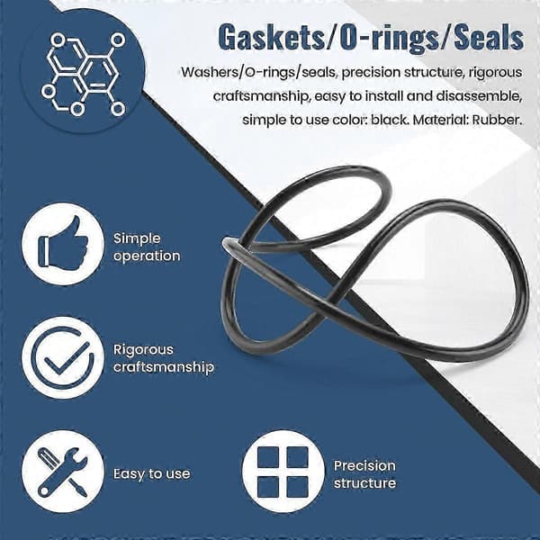 Vatten 151122 Big Blue O-Ring Buna-N Ersättning (3-pack) black