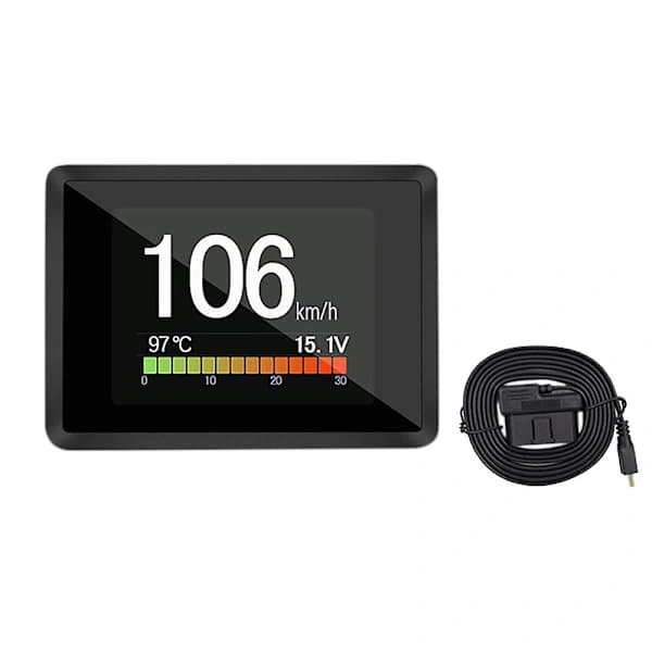 Bil A203 OBD2 On-Board Computer Digital Computer Rejse Display Hastighed Brændstofforbrugsmåler