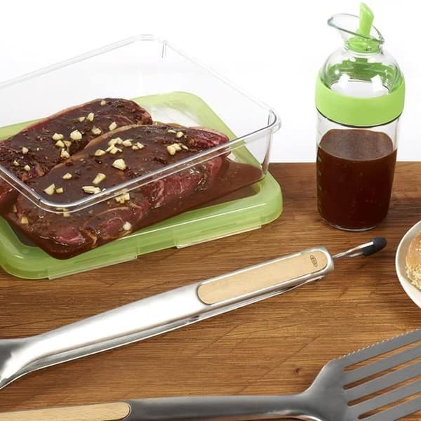 Salatdressingryster - Easy Grips - Sæt med 2 - 240ml - Grøn og Sort - Praktisk design