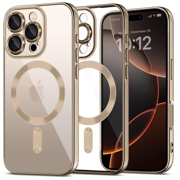 Tech-Protect Mobilskal til iPhone 16 Pro Magsafe Magflex - Shiny Desert Brun 70
