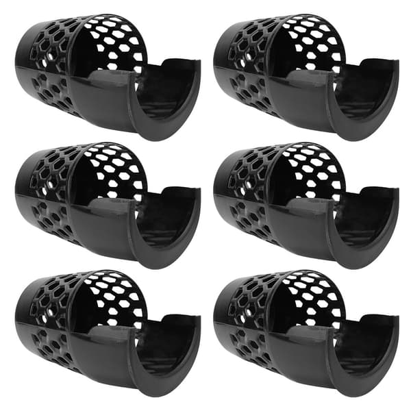 6 Pcs Durable Practical Plastic Snooker Basket Home Entertainment Billiard Ball Storage Pocket Pool Table Accessories 20CM