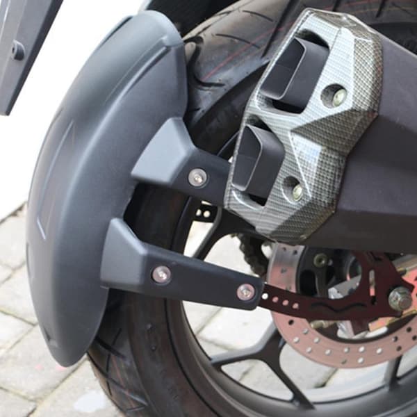 Universal Motorcycle Rear Wheel Mudguard with Bracket