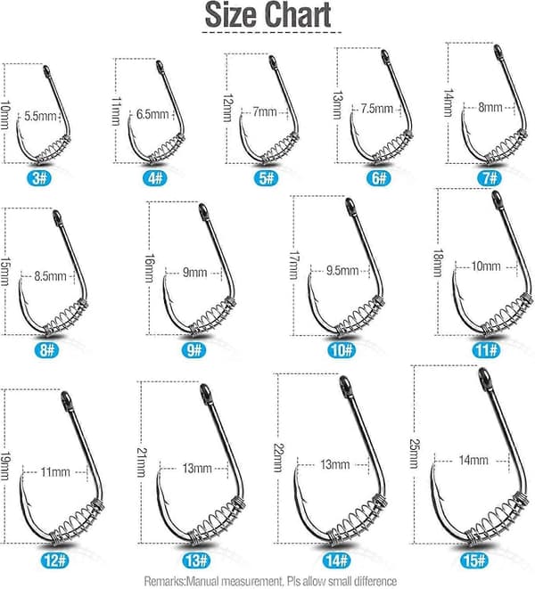 Fishing Hooks 10/20 pcs Set Barbed Swivel Feather Jig Carp Hook Single Circle