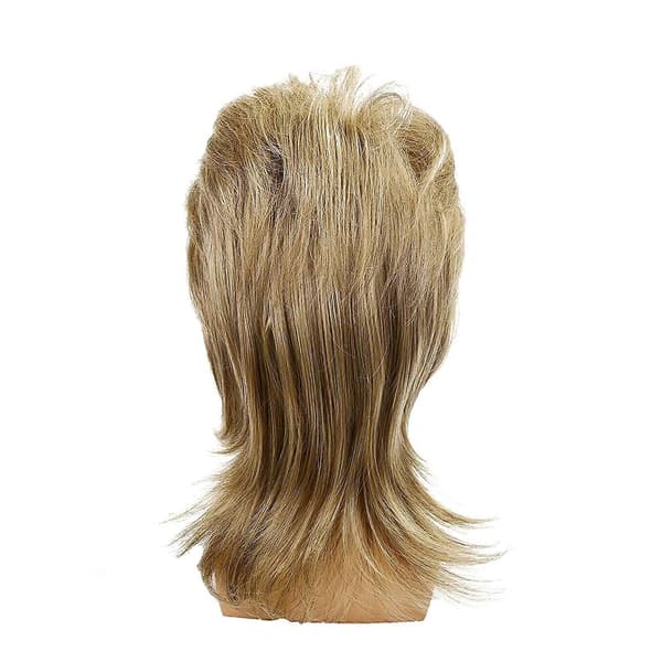 Paryk Herre Guld Mullet 80'er Mullet Langt Syntetisk Hår (LGL)