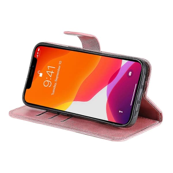 Etui til iPhone 13 Mini Cover Lynlåslomme Wallet Case Magnetisk Lukning... Pink A